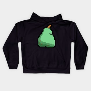 Fat Pear Pixelart Kids Hoodie